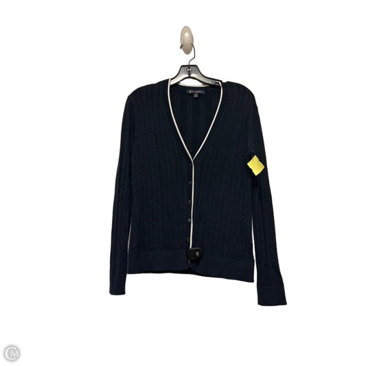 Sweater Cardigan By Brooks Brothers In Navy, Size: M