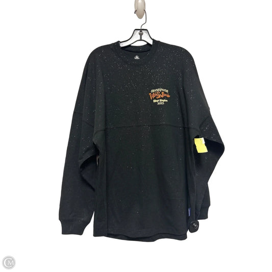 Top Long Sleeve By Disney Store In Black & Orange, Size: M