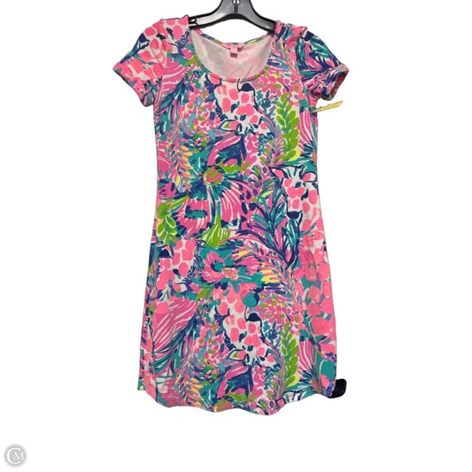 Dress Designer By Lilly Pulitzer In Blue & Pink, Size: Xxs