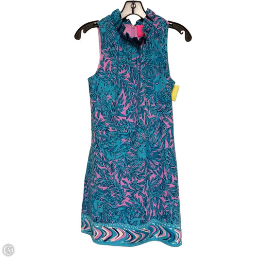 Romper Designer By Lilly Pulitzer In Blue & Purple, Size: Xxs