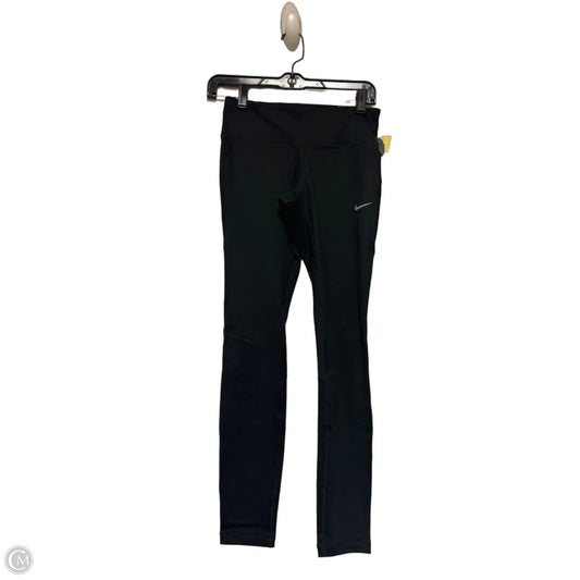 Athletic Leggings By Nike Apparel In Black, Size: Xs