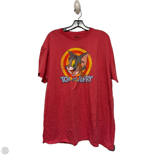 Top Short Sleeve Basic By Clothes Mentor In Red, Size: Xl