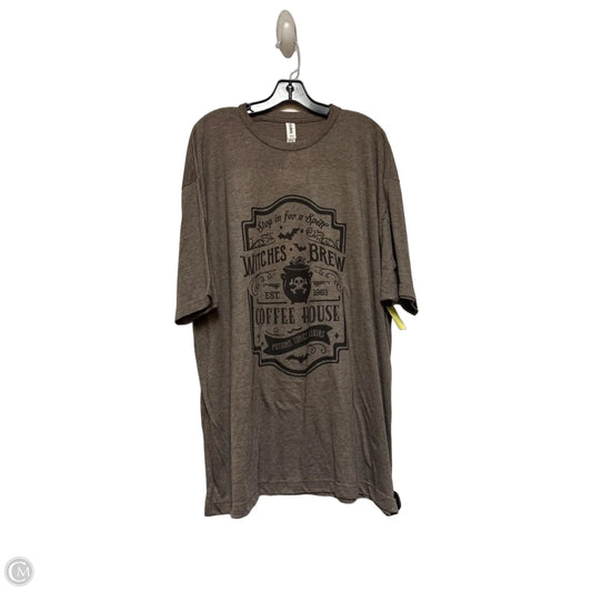Top Short Sleeve Basic By Tultex In Brown, Size: 3x