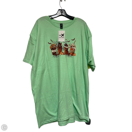Top Short Sleeve Basic By Gildan In Green, Size: 2x