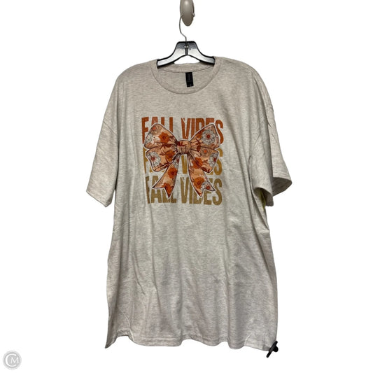 Top Short Sleeve Basic By Gildan In Grey, Size: 2x