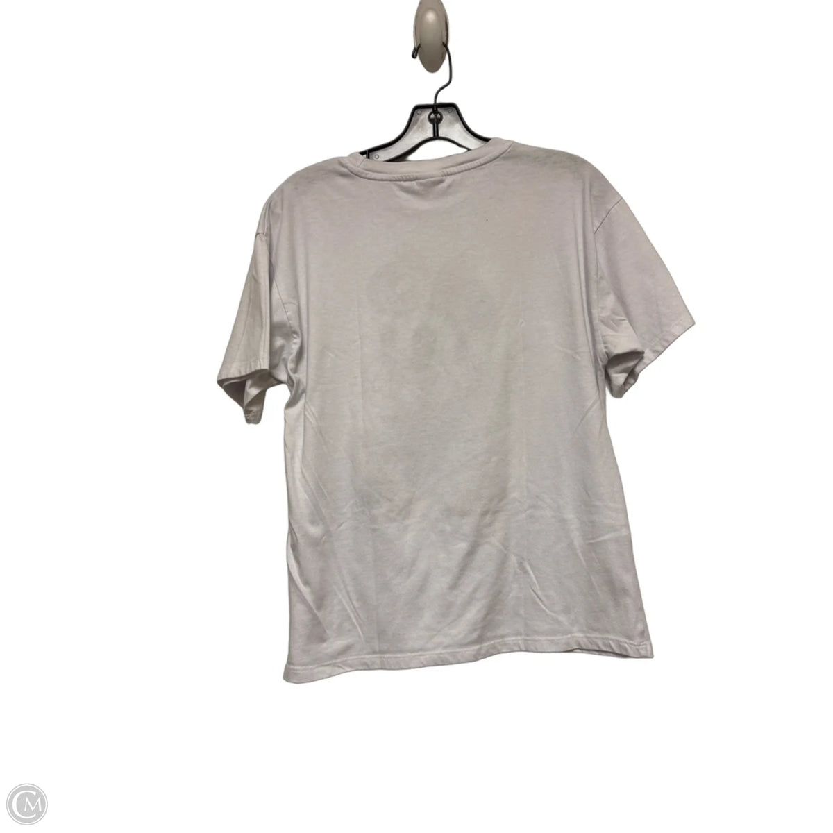 Top Short Sleeve Basic By Disney In White, Size: M