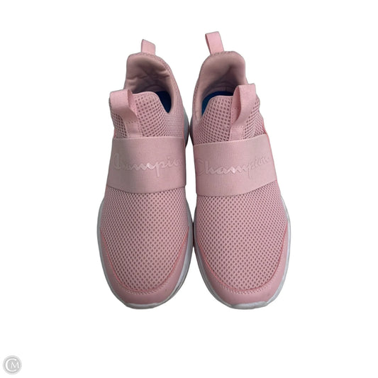 Shoes Athletic By Champion In Pink, Size: 9.5