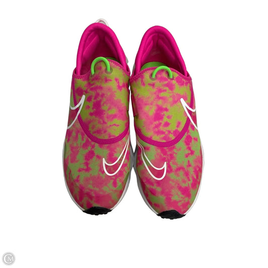 Shoes Athletic By Nike In Green & Pink, Size: 8.5