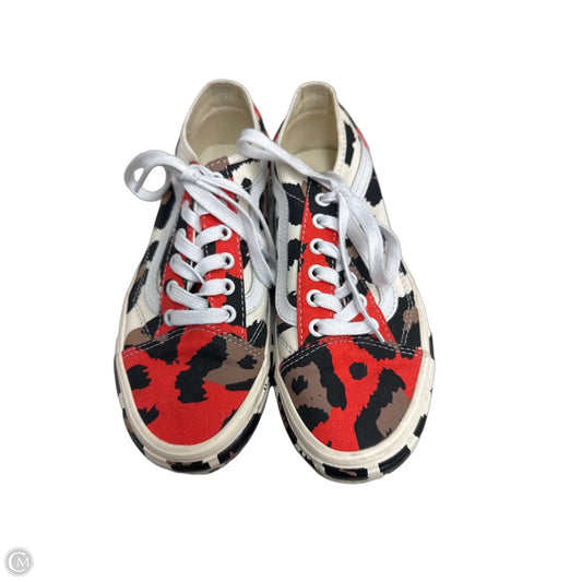 Shoes Sneakers By Vans In Animal Print, Size: 7.5