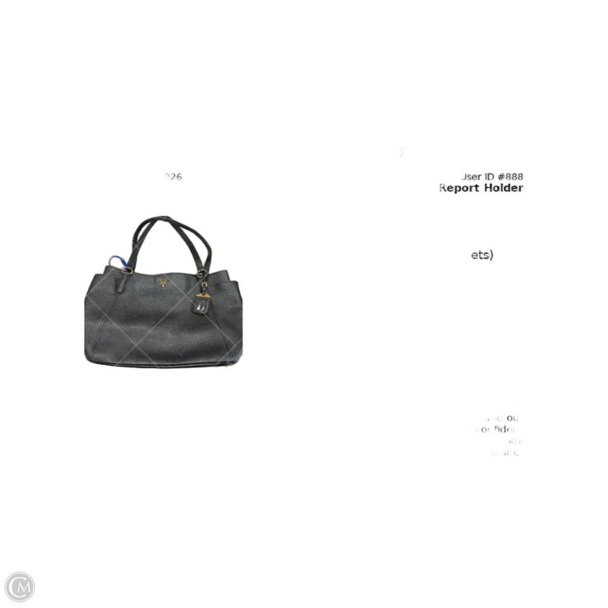 Handbag Luxury Designer By Prada, Size: Large