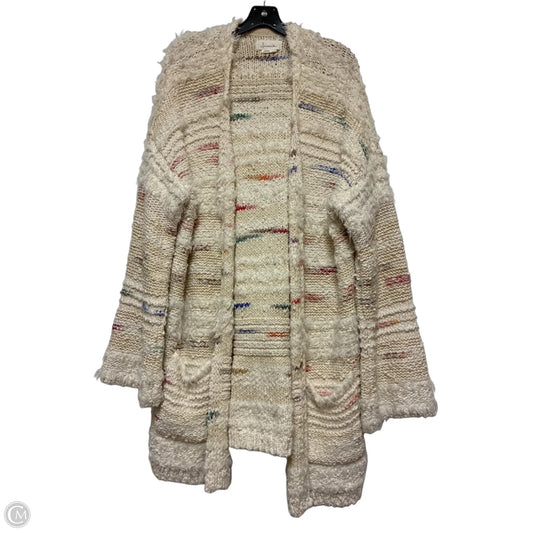 Sweater Cardigan By Anthropologie In Cream, Size: Xl