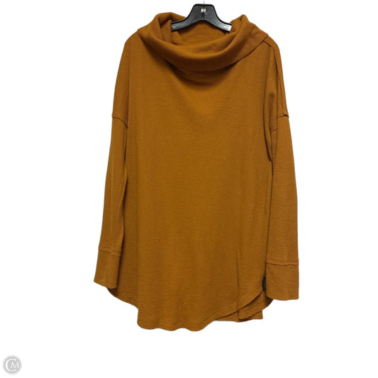 Top Long Sleeve By Maeve In Yellow, Size: Xl