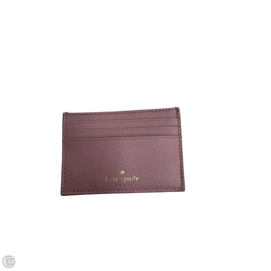 Id/card Holder Designer By Kate Spade, Size: Small