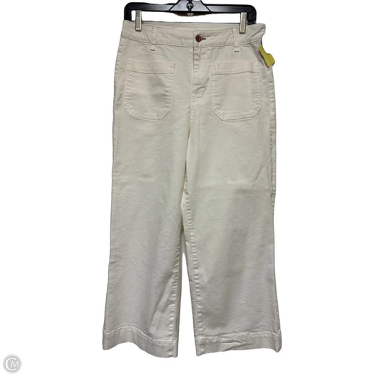 Jeans Designer By Frye In White Denim, Size: 6