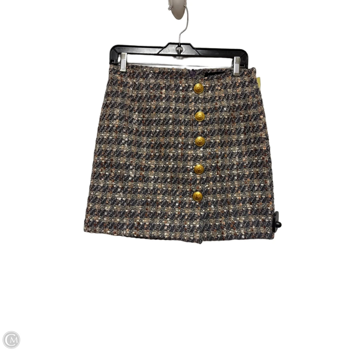 Skirt Set 2pc By Lea & Viola In Plaid Pattern, Size: 8
