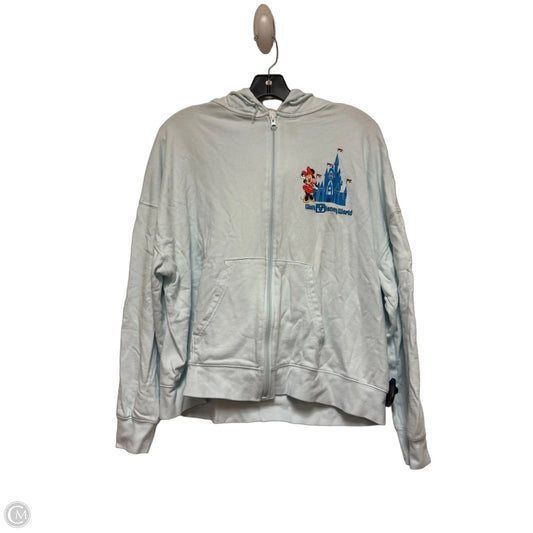 Sweatshirt Hoodie By Disney Store In Blue, Size: L