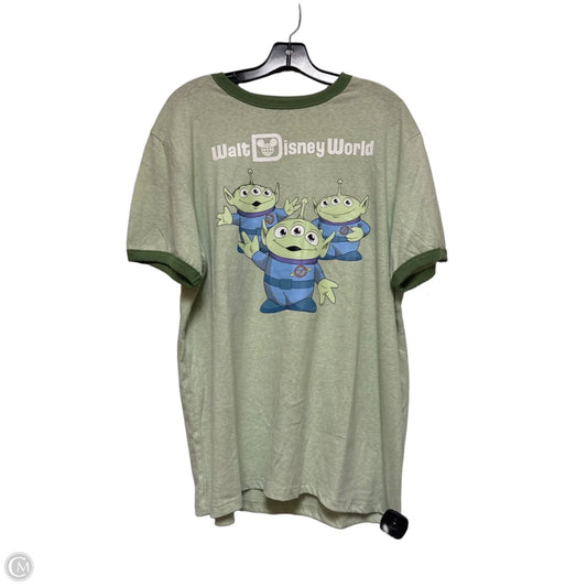Top Short Sleeve Basic By Disney Store In Green, Size: L