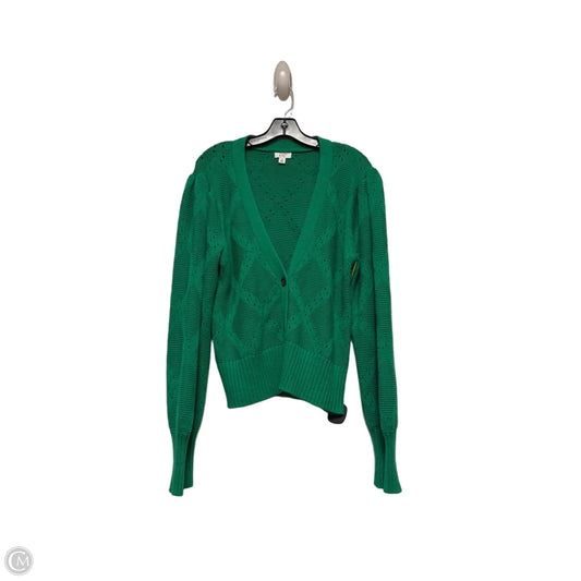 Sweater Cardigan By Crown And Ivy In Green, Size: M