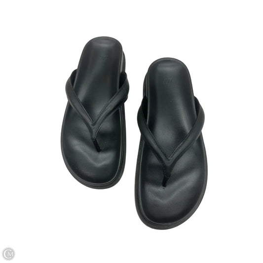Sandals Flats By H&m In Black, Size: 9