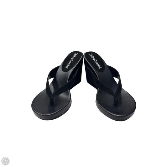 Sandals Heels Wedge By Jeffrey Campbell In Black, Size: 6.5
