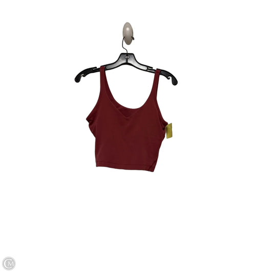 Athletic Tank Top By Lululemon In Red, Size: 8