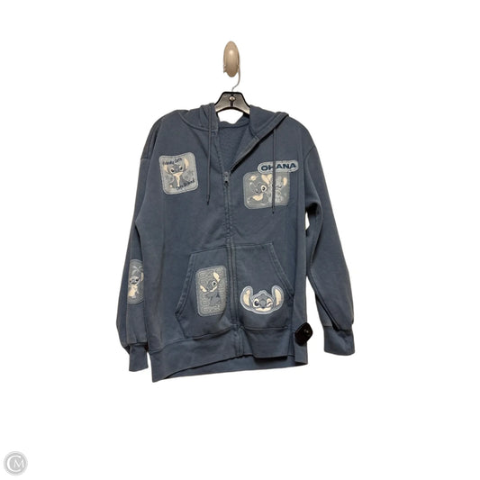 Sweatshirt Hoodie By Disney Store In Blue, Size: L