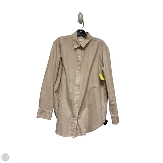 Top Long Sleeve By Wilfred In Tan, Size: M