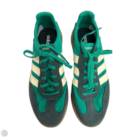Shoes Sneakers By Adidas In Cream & Green, Size: 10.5