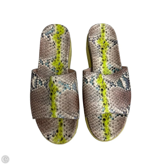 Sandals Designer By Kate Spade In Snakeskin Print, Size: 10
