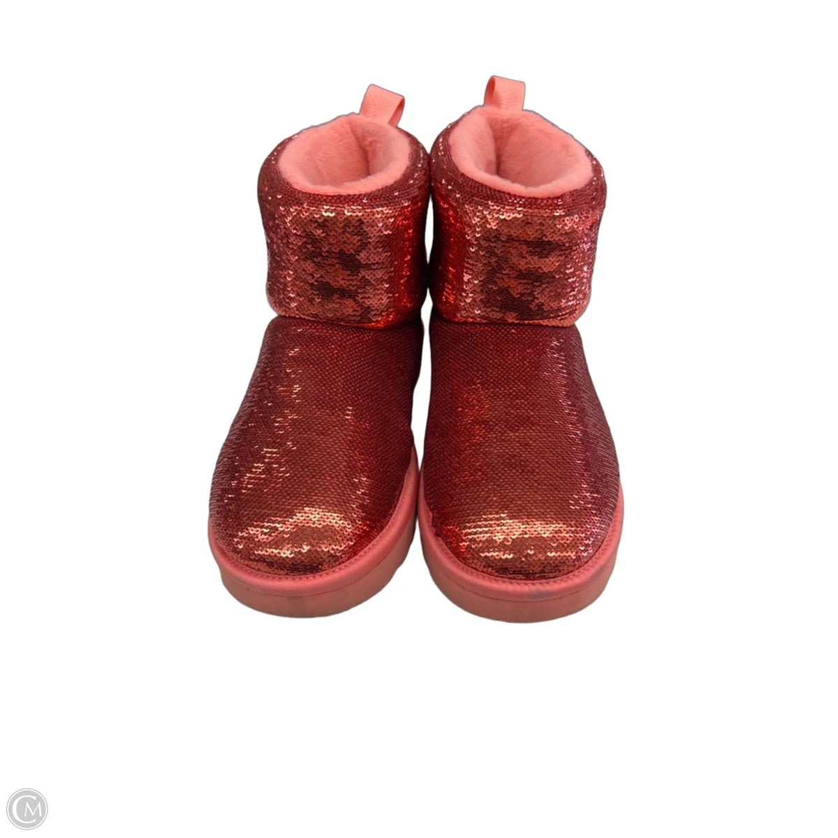 Boots Designer By Ugg In Orange, Size: 6
