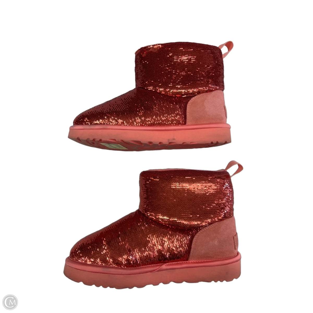 Boots Designer By Ugg In Orange, Size: 6
