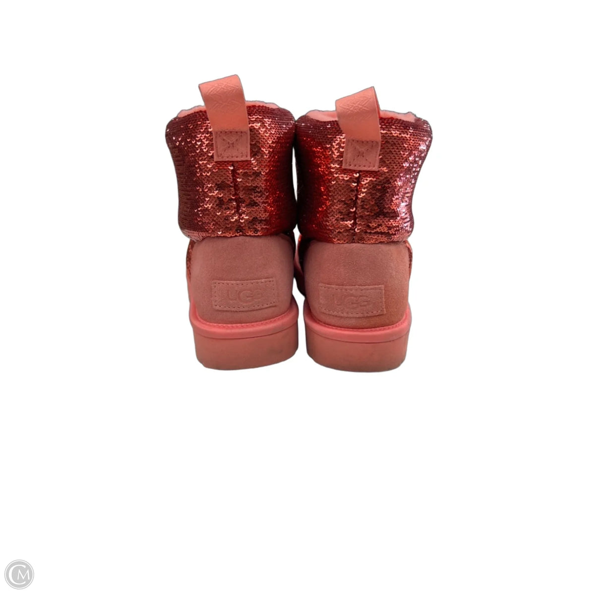 Boots Designer By Ugg In Orange, Size: 6
