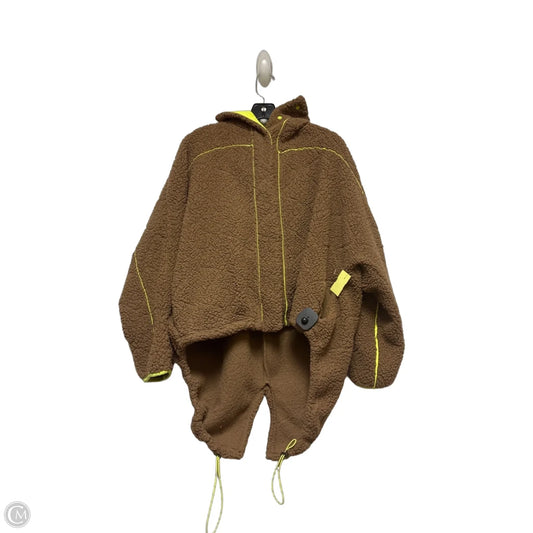 Jacket Faux Fur & Sherpa By Out From Under In Brown, Size: Sp