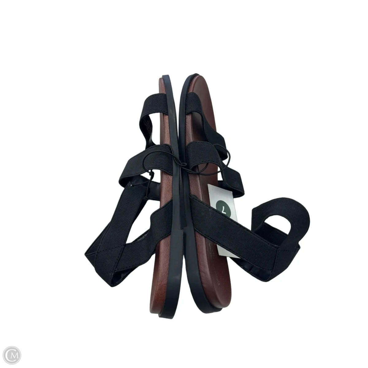 Sandals Flats By Universal Thread In Black & Brown, Size: 7