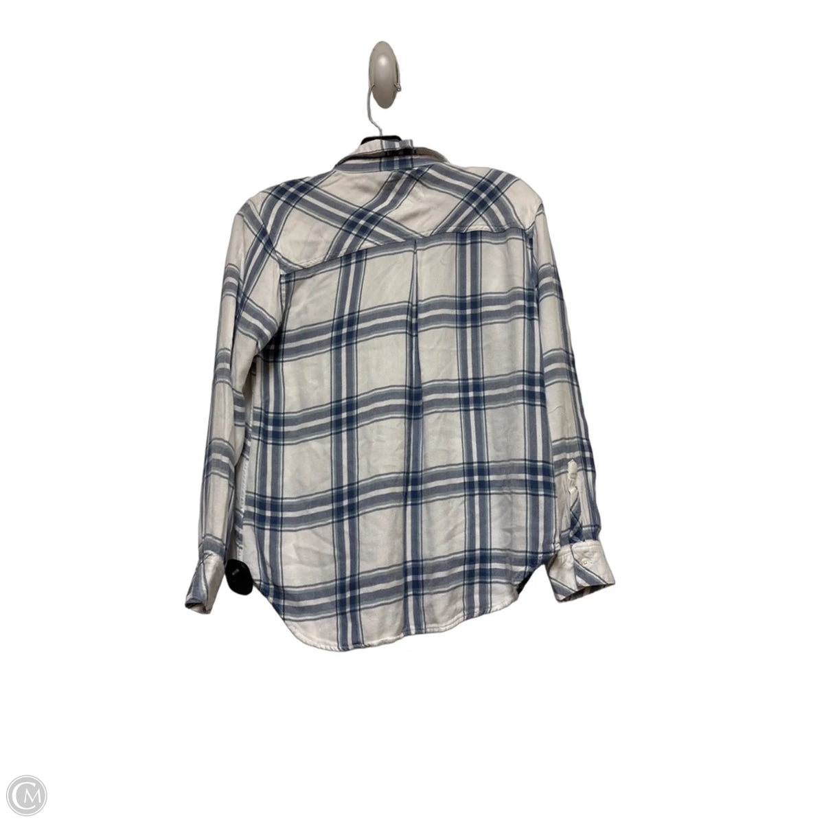Top Long Sleeve By Rails In Plaid Pattern, Size: Xs