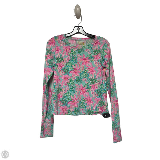 Top Long Sleeve Designer By Lilly Pulitzer In Floral Print, Size: Xs