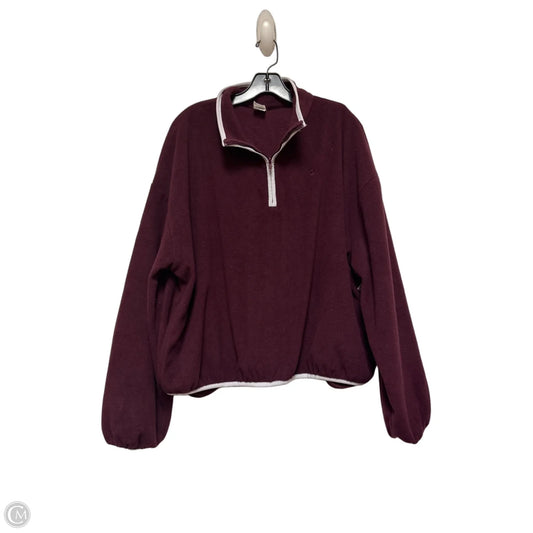 Sweatshirt Collar By Pink In Purple, Size: Xl