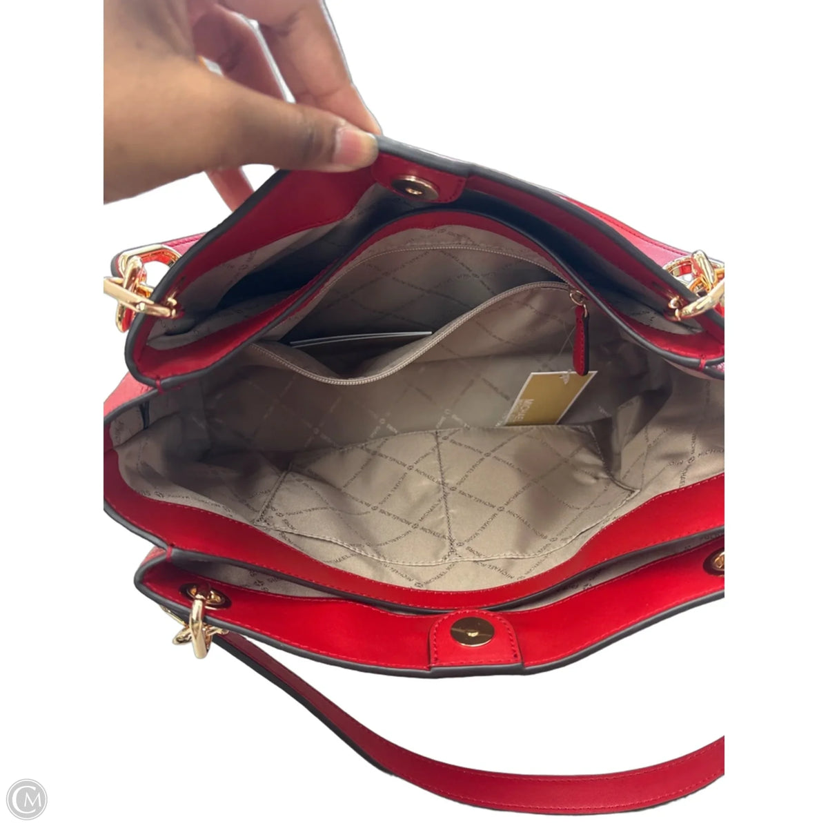 Handbag Designer By Michael Kors, Size: Large