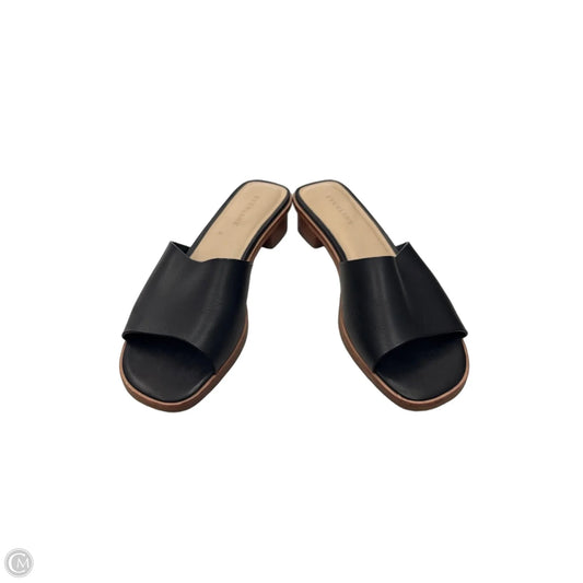 Sandals Heels Block By Everlane In Black, Size: 8