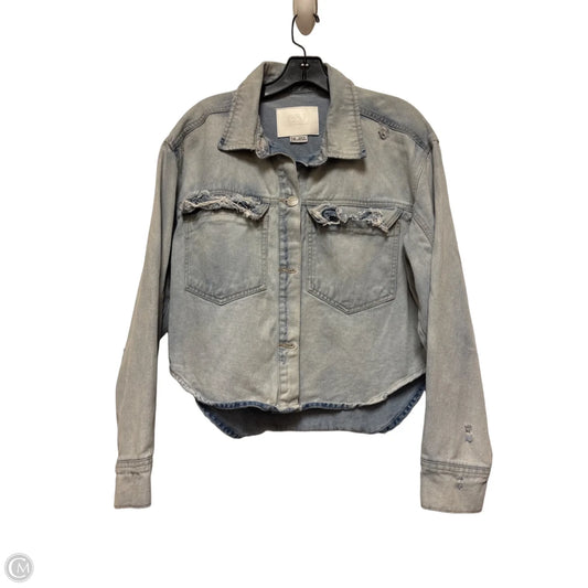 Jacket Denim By Bbj In Blue Denim, Size: Xl