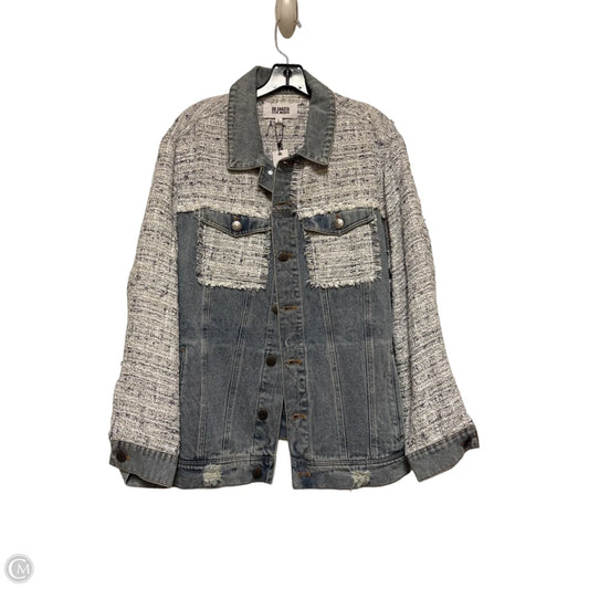 Jacket Denim By Bb Dakota In Blue Denim, Size: L