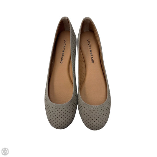 Shoes Flats By Lucky Brand In Taupe, Size: 7.5