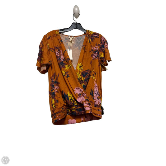 Top Short Sleeve By Tiny In Orange, Size: Xs