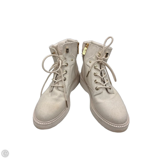 Boots Ankle Flats By Michael By Michael Kors In Cream, Size: 7.5