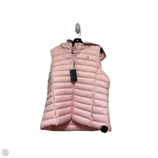 Vest Puffer & Quilted By Tommy Hilfiger In Pink, Size: Xl