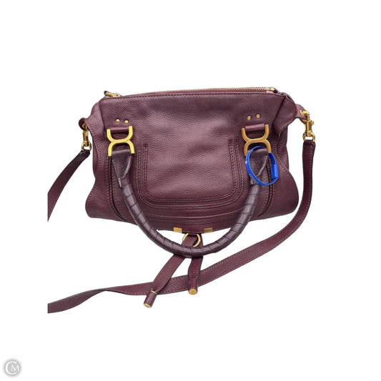 Handbag Luxury Designer By Chloe, Size: Large