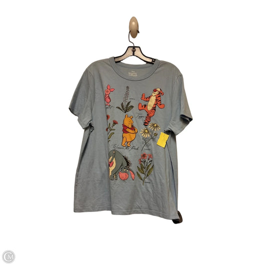Top Short Sleeve Basic By Disney Store In Blue, Size: Xl