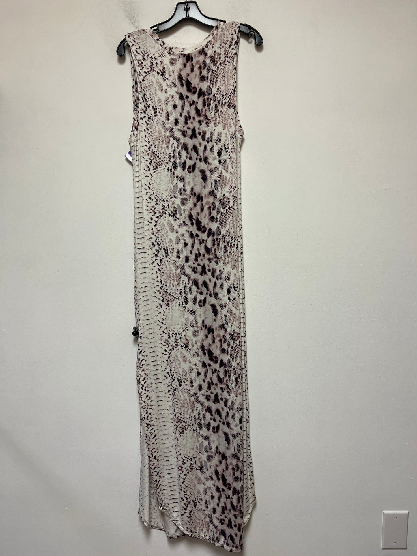 Snakeskin Print Dress Casual Maxi Haute Hippie, Size L