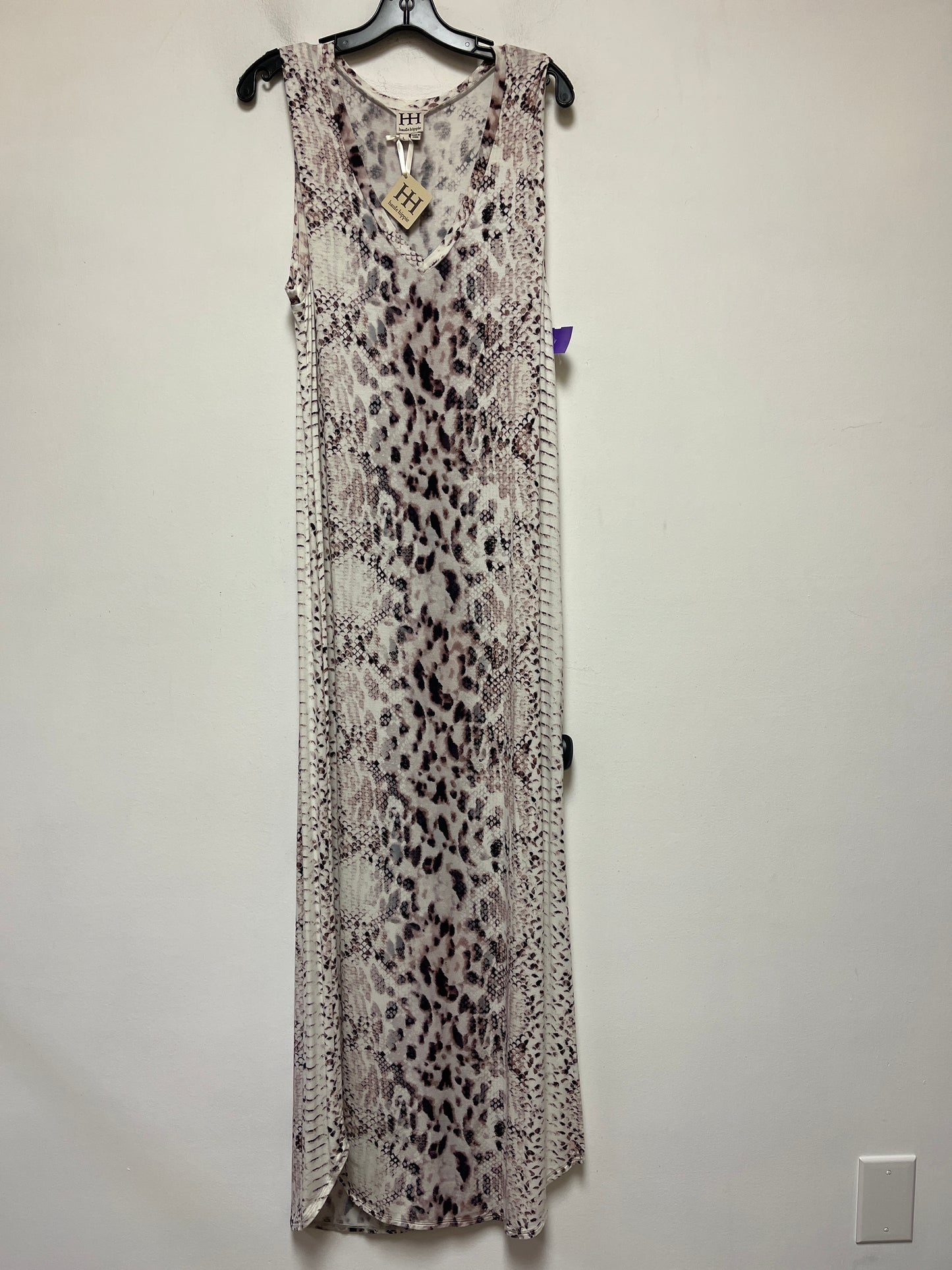 Snakeskin Print Dress Casual Maxi Haute Hippie, Size L