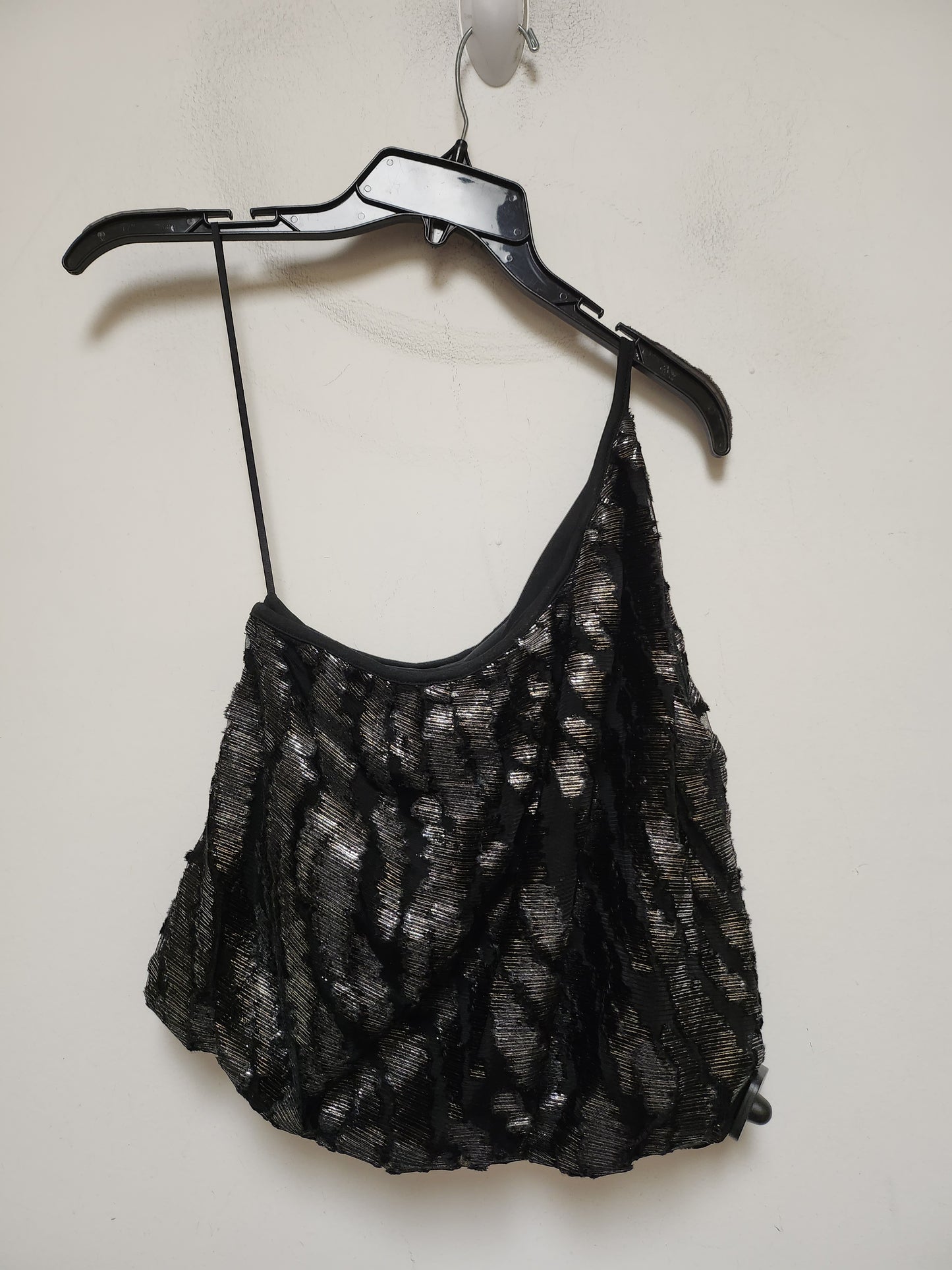 Black & Silver Top Sleeveless Express, Size Xs